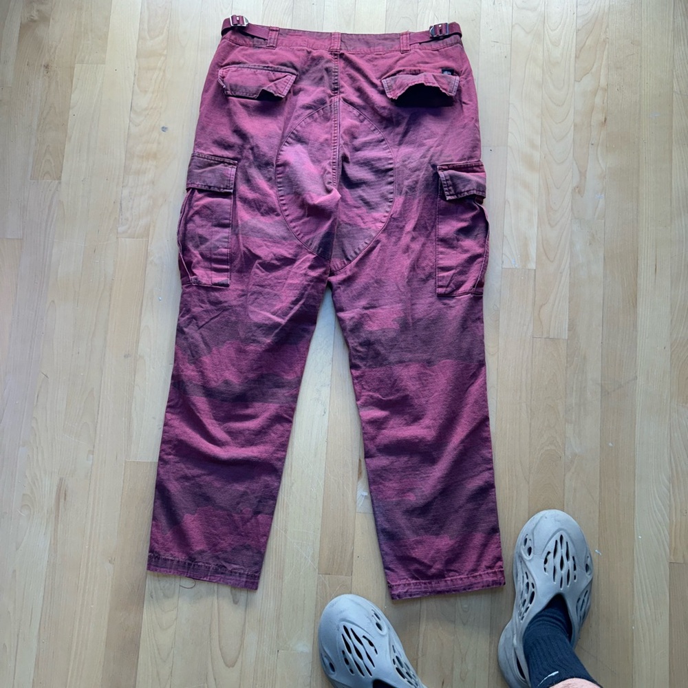 Crazy Vtg Y2K Stussy Camo Baggy Cargo Pants Vintage 90s